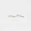 Tiny Mismatched Moon and Star Jackets Earrings, Gold Silver SHEMISLI - SJ009 NOBKG