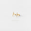 Tiny Lightning Studs Earrings, Gold, Silver SHEMISLI - SS114 LR