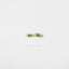 Emerald Baguette Hoop Earrings, Huggies, Gold, Silver SHEMISLI SH193