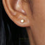Tiny Circle Studs Earrings, Gold, Silver SHEMISLI SS017