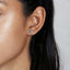 Evil Eye CZ Studs Earrings, Protection Studs, Gold, Silver SHEMISLI - SS049