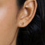 Tiny 3D Diamond Shape Studs, Rhombus Earrings, Gold, Silver SHEMISLI - SS021