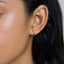 Stud Lobe cuff earrings, Gold, Silver SHEMISLI - SS053