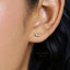Tiny Heart Studs Earrings, Gold, Silver SHEMISLI SS028