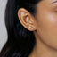 Tiny Feather Earrings, Gold, Silver SHEMISLI - SS157 LR