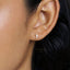 Cross Studs Earrings, Gold, Silver SHEMISLI SS015
