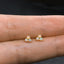 Tiny Opal Clover Flower Stud, Gold Silver SHEMISLI SS184 Butterfly End, SS461 Screw Ball End (Type A)