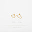 Simple Chain Dangle Earrings, Gold, Silver SHEMISLI SS197, SS198