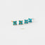 Tiny Clover Flower Stud, White, Emerald, Turquoise, Sapphire, Black, Gold Silver SHEMISLI SS040, SS079, SS080, SS246, SS247