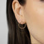 Large Open Circle Studs Earrings, Gold, Silver SHEMISLI - SS237
