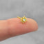 Opal Star Stud Earrings with Butterfly Backing, Gold, Silver SHEMISLI - SS203