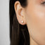 Tiny 3D Pentagon Stud Earrings, Gold, Silver SHEMISLI SS257