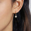 Sun Drop Hoop Earrings, Huggies, Gold, Silver SHEMISLI - SH167