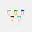 Tiny Bar CZ Studs Earrings, Gold, Silver SHEMISLI SS145, SS265, SS266, SS267, SS268