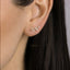 Leaf Climber Earrings, Leaf Jewelry, Gold, Silver SHEMISLI - SS309 NOBKG LR