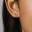 Open Circle Studs Earrings, Gold, Silver SHEMISLI - SS131