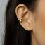 Band Ear Cuff, Earring No Piercing is Needed, Gold, Silver SHEMISLI SF003