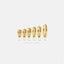 Simple Edged Hoop Earrings, Huggies, Gold, Silver SHEMISLI SH011, SH012, SH013, SH014, SH015, SH016