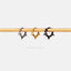 Spike Hoop Earrings, Huggies, Gold, Silver SHEMISLI SH094