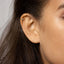 CZ Stone Ear Cuff, Earring No Piercing is Needed, Gold, Silver SHEMISLI SF043