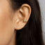 Starburst Ear Cuff, Star Conch Cuff, Earring No Piercing is Needed, Gold, Silver SHEMISLI - SF058