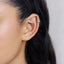 Turquoise Baguette Helix Hoop Earrings, Huggies, Gold, Silver SHEMISLI - SH200, SH364, SH365