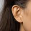 Double Layered Beaded Ear Cuff, Earring No Piercing is Needed, Gold, Silver SHEMISLI - SF022 - Shemisli Jewels