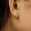 Triangle Hoop Earrings, Gold, Silver SHEMISLI SH029 - Shemisli Jewels