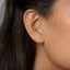 Tiny Teardrop Shape Gold Threadless Flat Back Earrings, Nose Stud, 20,18,16ga, 5-10mm Surgical Steel SHEMISLI SS723, SS724, SS768