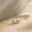 Tiny Leaf CZ Earrings, Gold, Silver SHEMISLI - SS142, SS667 Butterfly End, SS668 Screw Ball End (Type A) LR