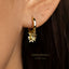 Multi Tiny Star Drops Hoop Earrings, Star Huggies, Gold, Silver SHEMISLI - SH463