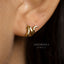 Snake Hoop Earrings, Serpent Huggies, Gold, Silver SHEMISLI SH443 LR - Shemisli Jewels