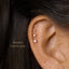 Tiny Alexandrite Lavender Rose Threadless Flat Back Earrings, Nose Stud, June Birthstone 20,18,16ga 5-10mm SS609 SS610 SS611 SS612