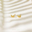 Tiny Bat Studs Earrings, Gold, Silver SHEMISLI SS883 Butterfly End, SS884 Screw Ball End (Type A)