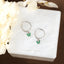Ultra Tiny Emerald Butterfly CZ Hoop, Dangle Earrings, Drop Huggies, Gold, Silver SHEMISLI SH204