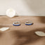 Simple Sapphire CZ Hoop Earrings, Huggies, Gold, Silver SHEMISLI - SH366