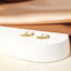 L Shape Small CZ Bar Studs, Hook Hoop Earrings, Gold, Silver SHEMISLI SS076