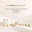 Emerald Baguette Helix Hoop Earrings, Huggies, Gold, Silver SHEMISLI - SH169, SH321, SH322